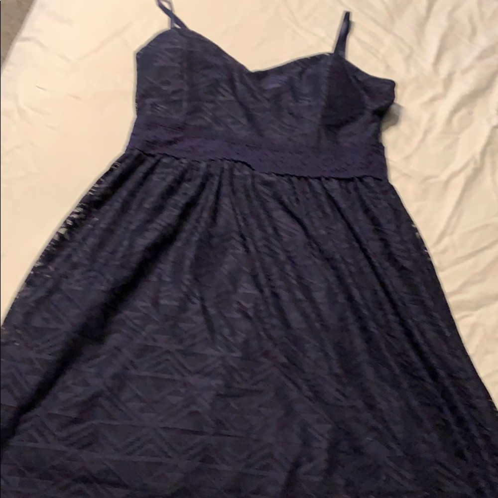 Navy mini dress